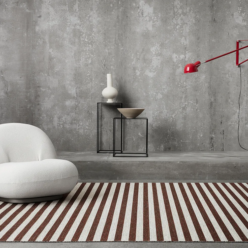 Narrow Stripe Icon gångmatta, Bamboo leaf 240x85 cm Kasthall