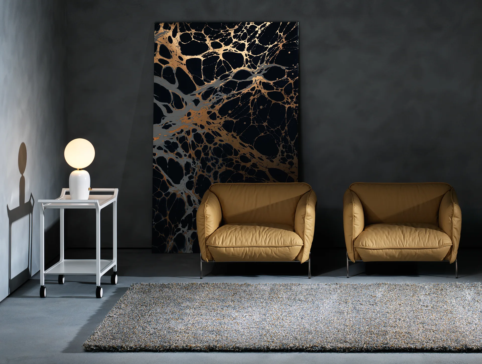 Tekla matta 170x240 cm, Icy Caramel 211 Kasthall