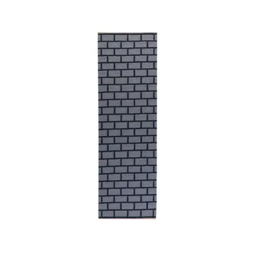 Brick gångmatta - Blue, 80x250 cm - Kateha