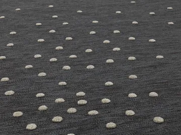 Bula gångmatta - Nearly black, 80x250 cm - Kateha
