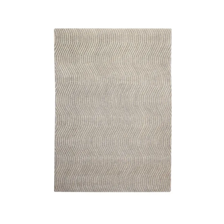 Dunes Wave matta - light grey, 200x300 cm - Kateha