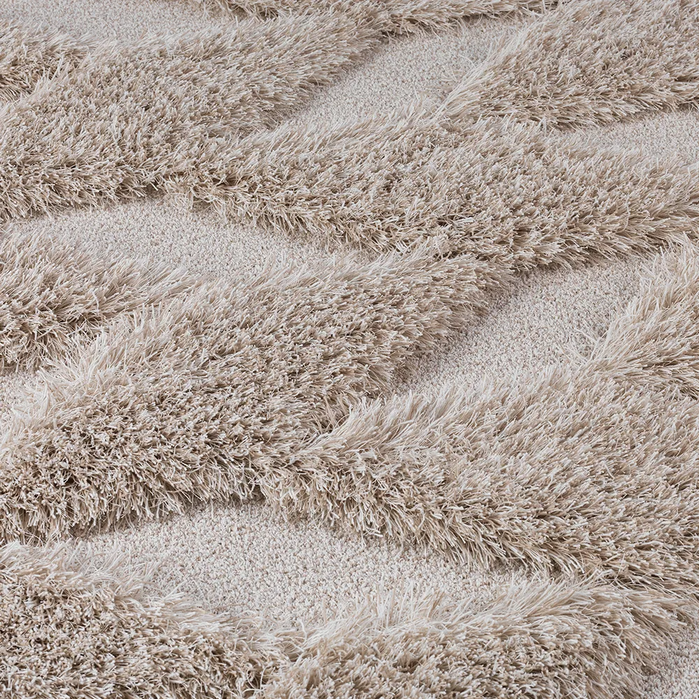 Herringbone Wild matta, light beige, 170x240 cm Kateha