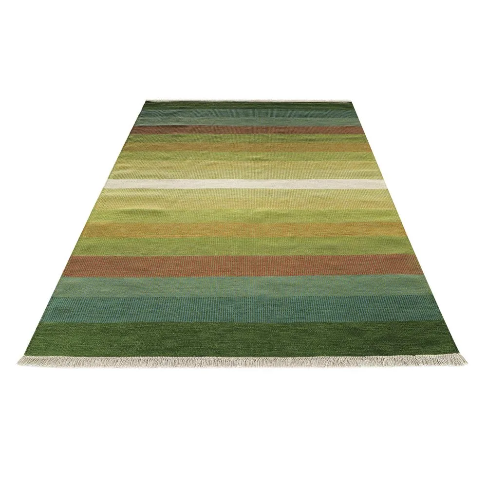 Tofta Wave matta 80 x 250 cm, grön Kateha