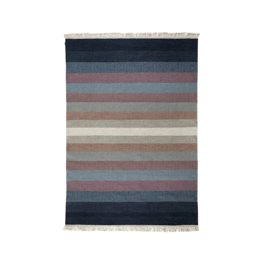 Tofta Wave Matta, Blue, 170x240 cm Kateha