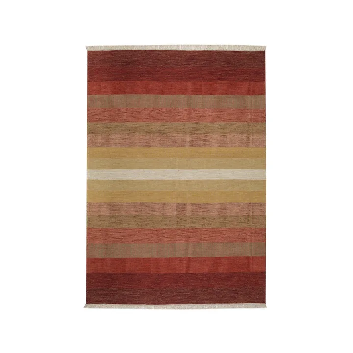 Tofta Wave Matta - red, 170x240 cm - Kateha