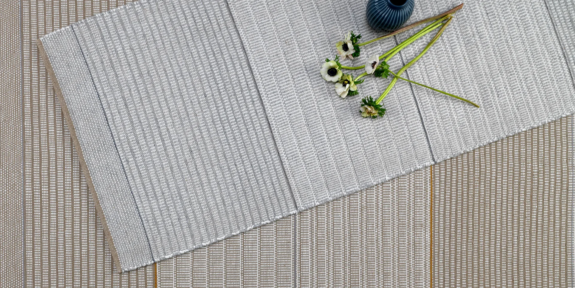 Tribulus Four gångmatta, Grey, 80x250 cm Kateha