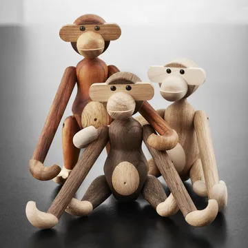 Kay Bojesen apa liten - Obehandlad ek-lönn, 20 cm - Kay Bojesen Denmark