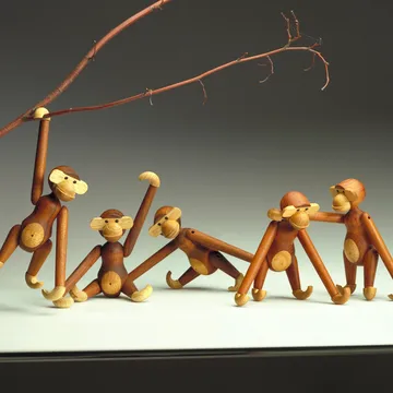 Kay Bojesen apa liten - Teak-limbaträ 20 cm - Kay Bojesen Denmark
