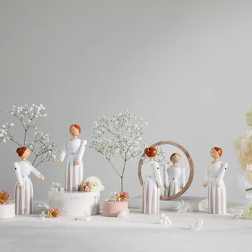 Kay Bojesen brud - Vit, 17 cm - Kay Bojesen Denmark