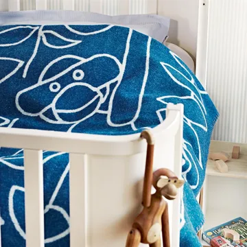 Kay Bojesen pläd - blå - Kay Bojesen Denmark
