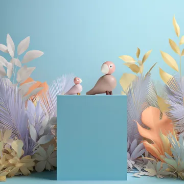 Liv & Lykke lovebirds 1 set - Rosa - Kay Bojesen Denmark