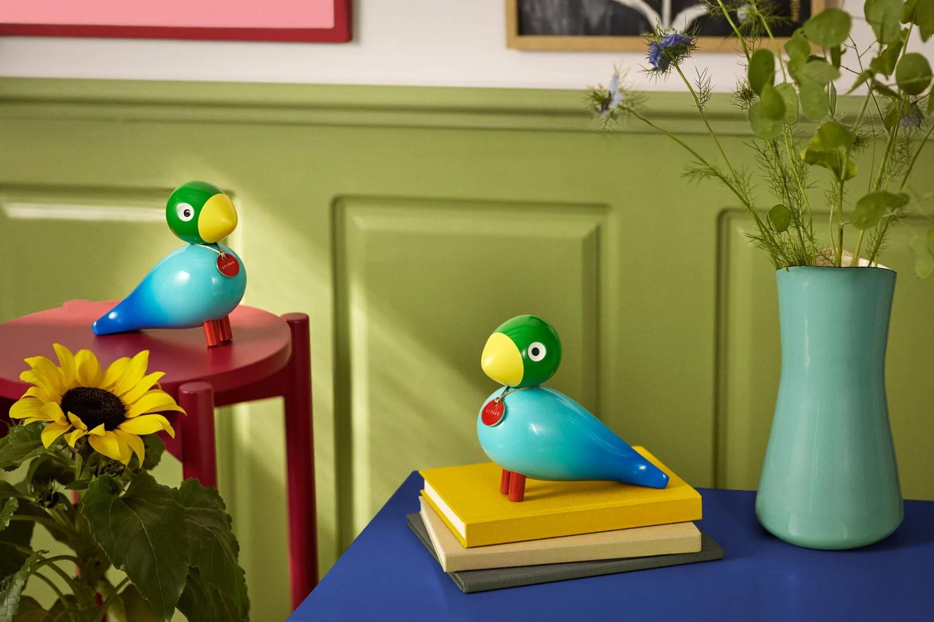 Story bird, Blå, 15,5 cm Kay Bojesen Denmark