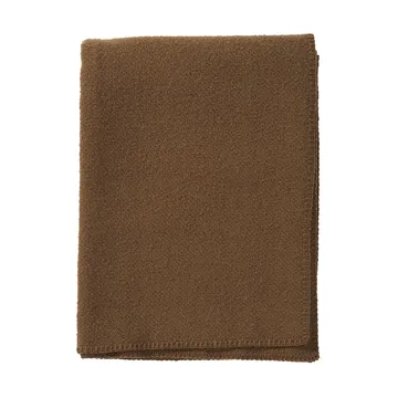 Bouclé ullfilt 140x200 cm - Mocha mousse - Klippan Yllefabrik