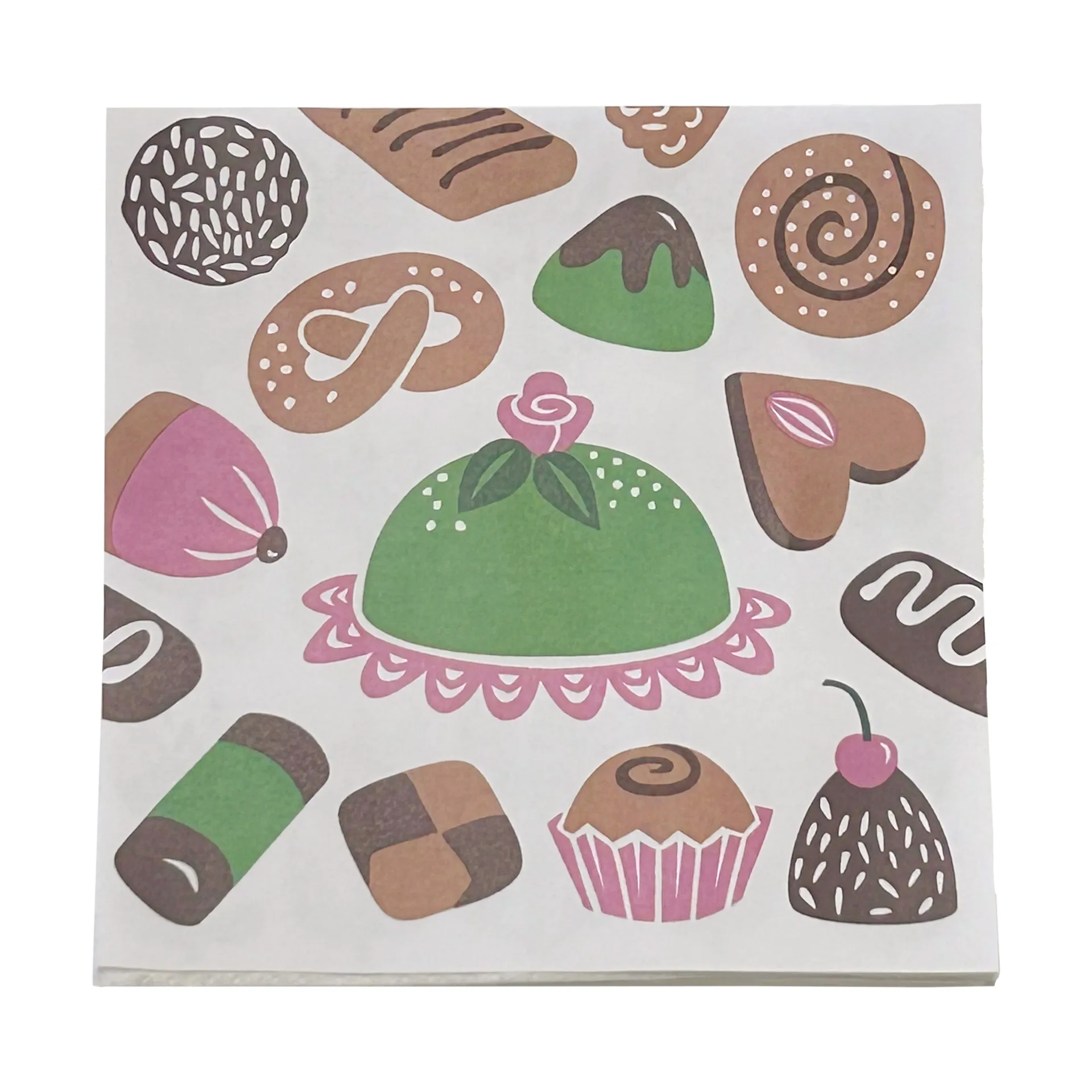 Fika pappersservetter 20-pack, 33x33 cm Klippan Yllefabrik
