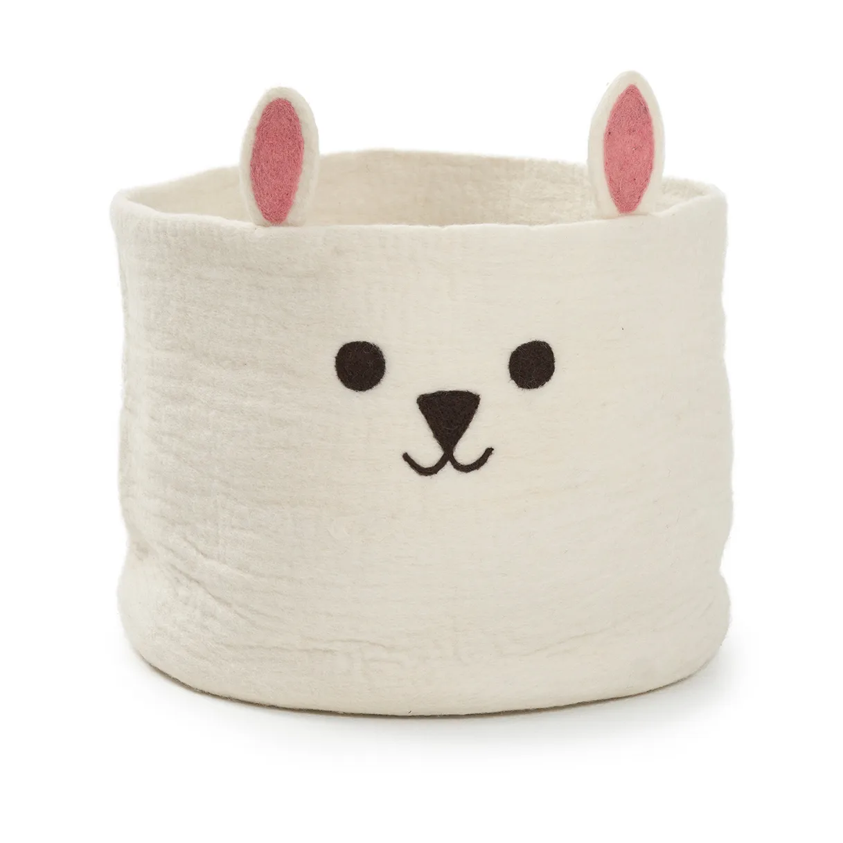 Rabbit korg Ø40 cm, Vit Klippan Yllefabrik