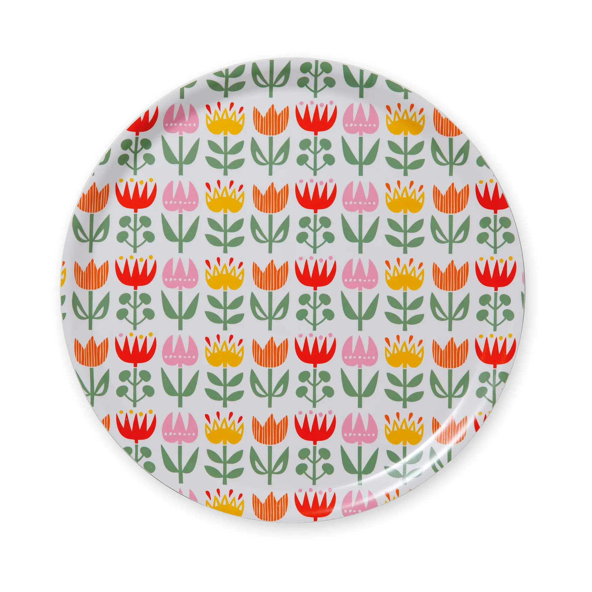 Tulip rund bricka Ø33 cm, Multi Klippan Yllefabrik