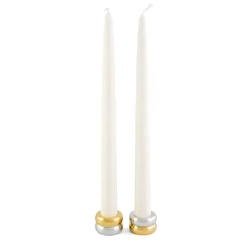 Marriage Duo ljusstake 2 delar - Mässing-silver - KLONG