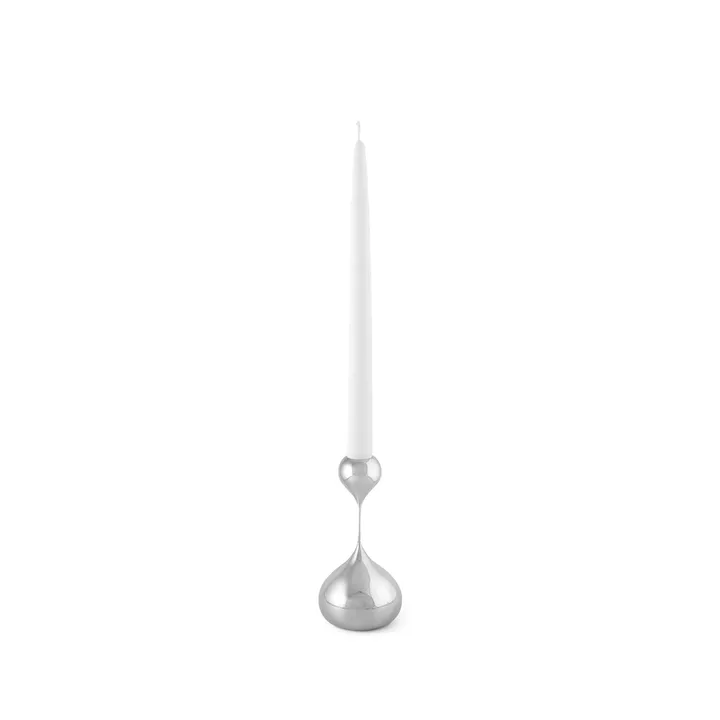 Tender ljusstake liten - Nickel - KLONG