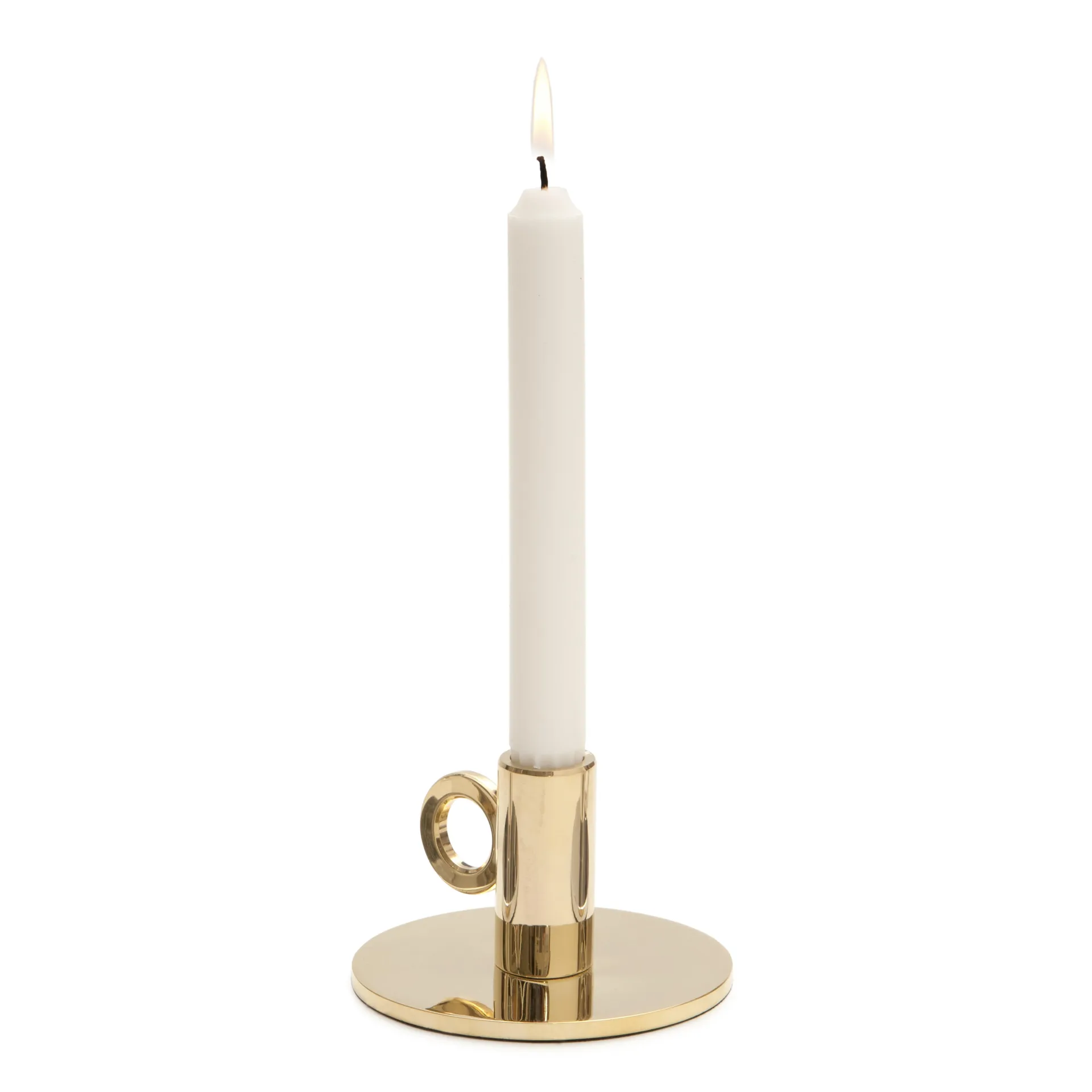 Vesper ljusstake, mässing KLONG