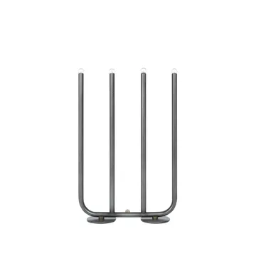 December 4 ljusstake - Antracit oxid - Konsthantverk