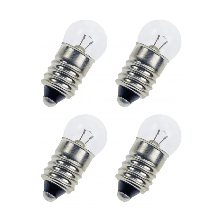 December glödlampa - klar, 5w, 4-pack e10, 3w - Konsthantverk