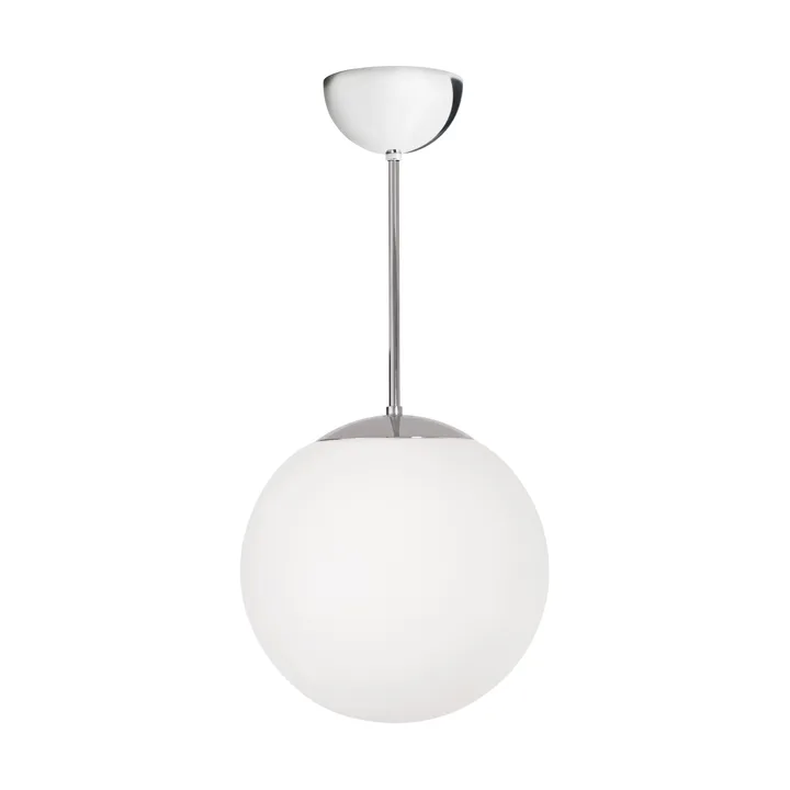 Funkis Glob pendel - White-chrome Ø25 cm - Konsthantverk