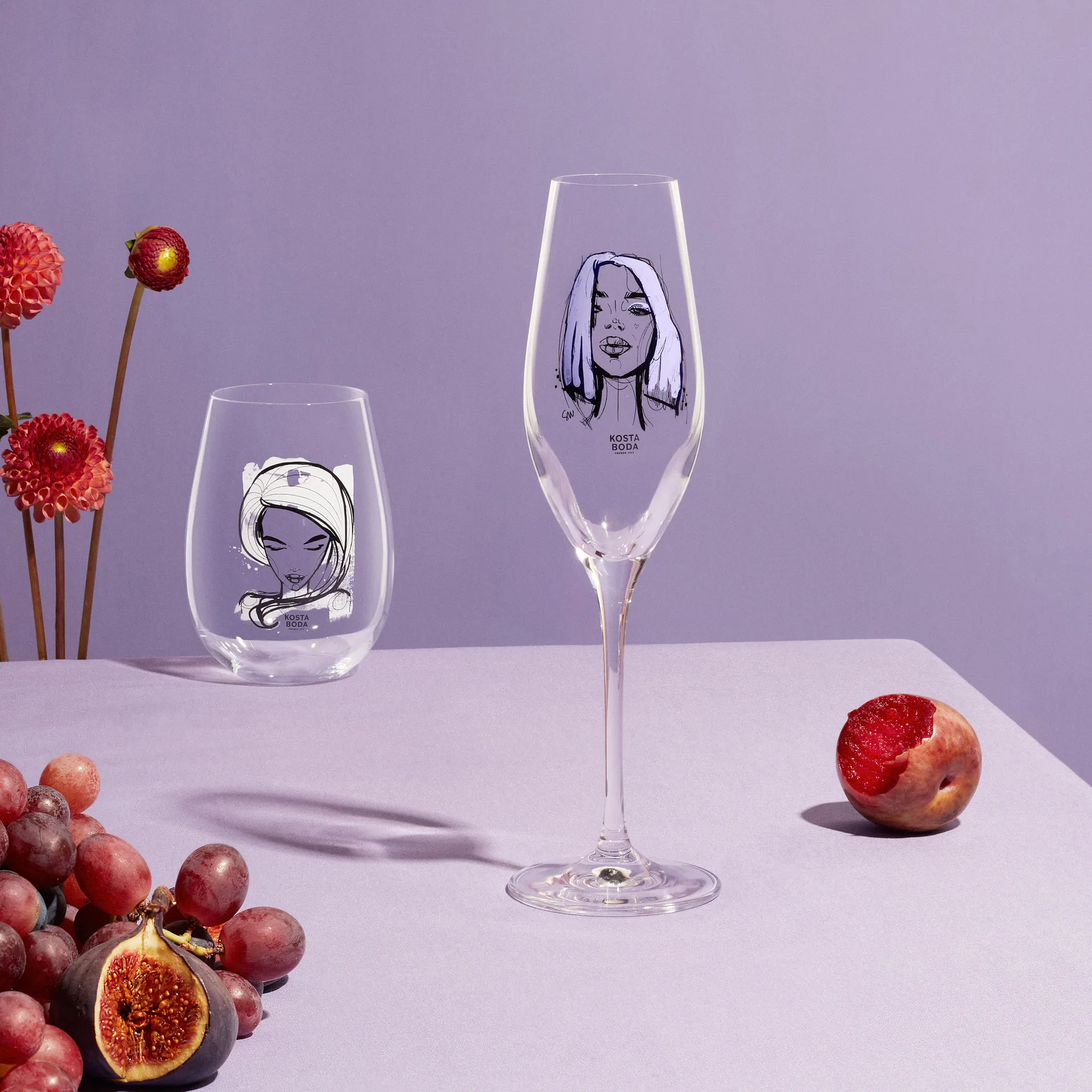 All about you champagneglas 24 cl 2-pack, Forever Mine Kosta Boda