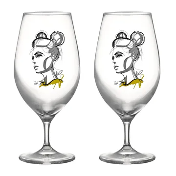 All about you ölglas 40 cl 2-pack - Cheers to you - Kosta Boda
