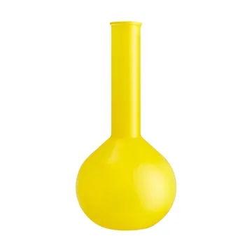 Lab rund flask vas 31,5 cm - Gul - Kosta Boda