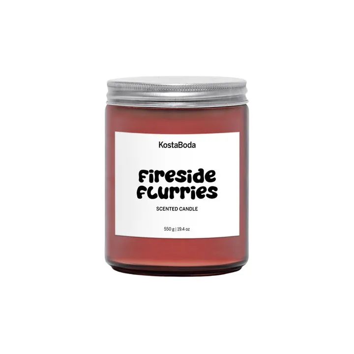 Mind doftljus - Fireside flurries, 550 g - Kosta Boda