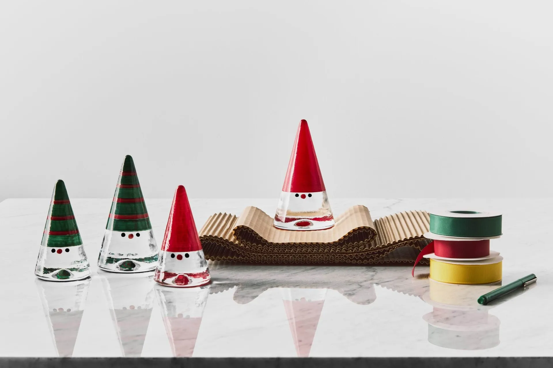 Noel tomte, Röd, 11,5 cm Kosta Boda