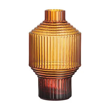 Pavilion vas Ø80x134 mm - Mörk bärnsten - Kosta Boda