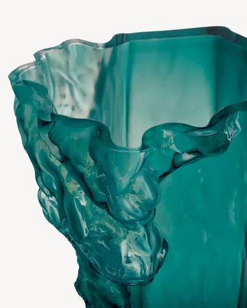 Rocky Baroque vas 35 cm - Chrysocolla - Kosta Boda