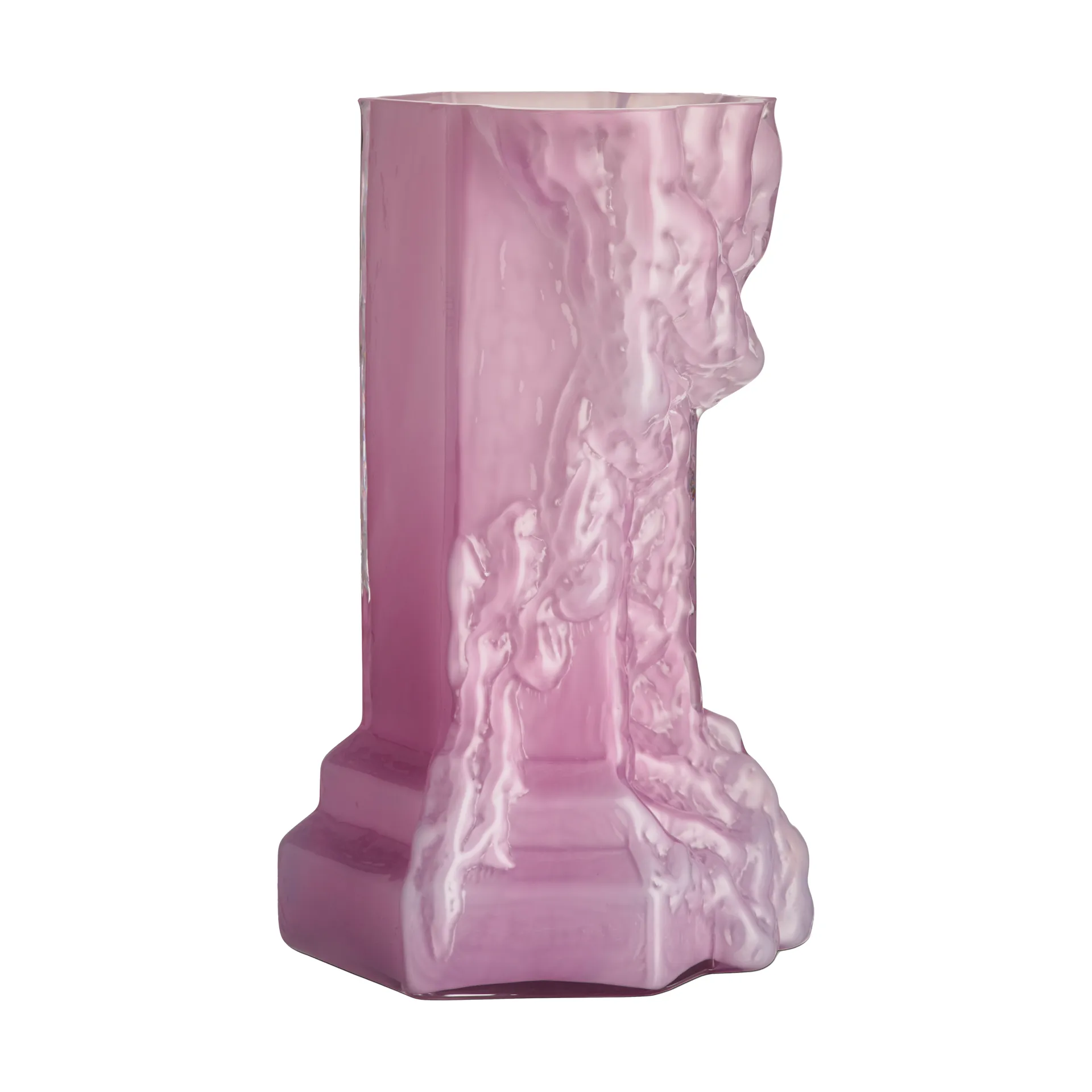 Rocky Baroque vas 35 cm, Cool pink Kosta Boda