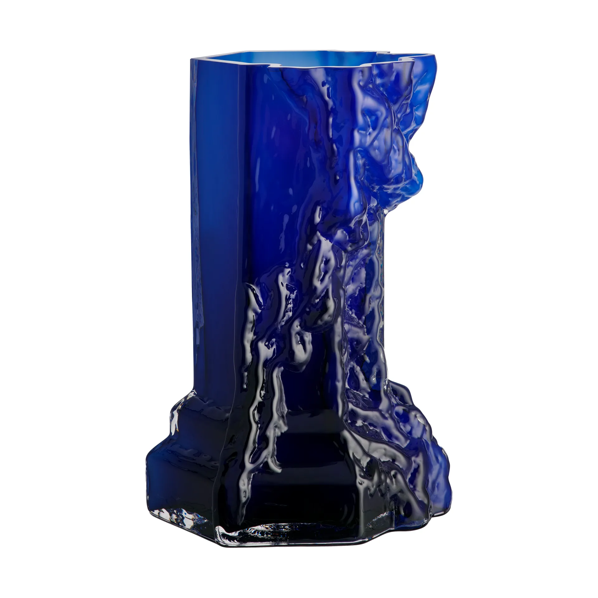 Rocky Baroque vas 35 cm, Deep blue Kosta Boda