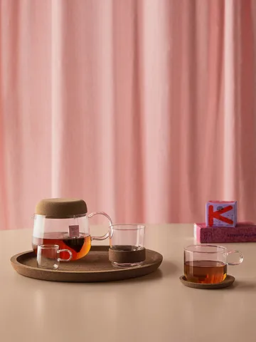 Viva espressokopp med fat 8 cl 2-pack - Klar - Kosta Boda
