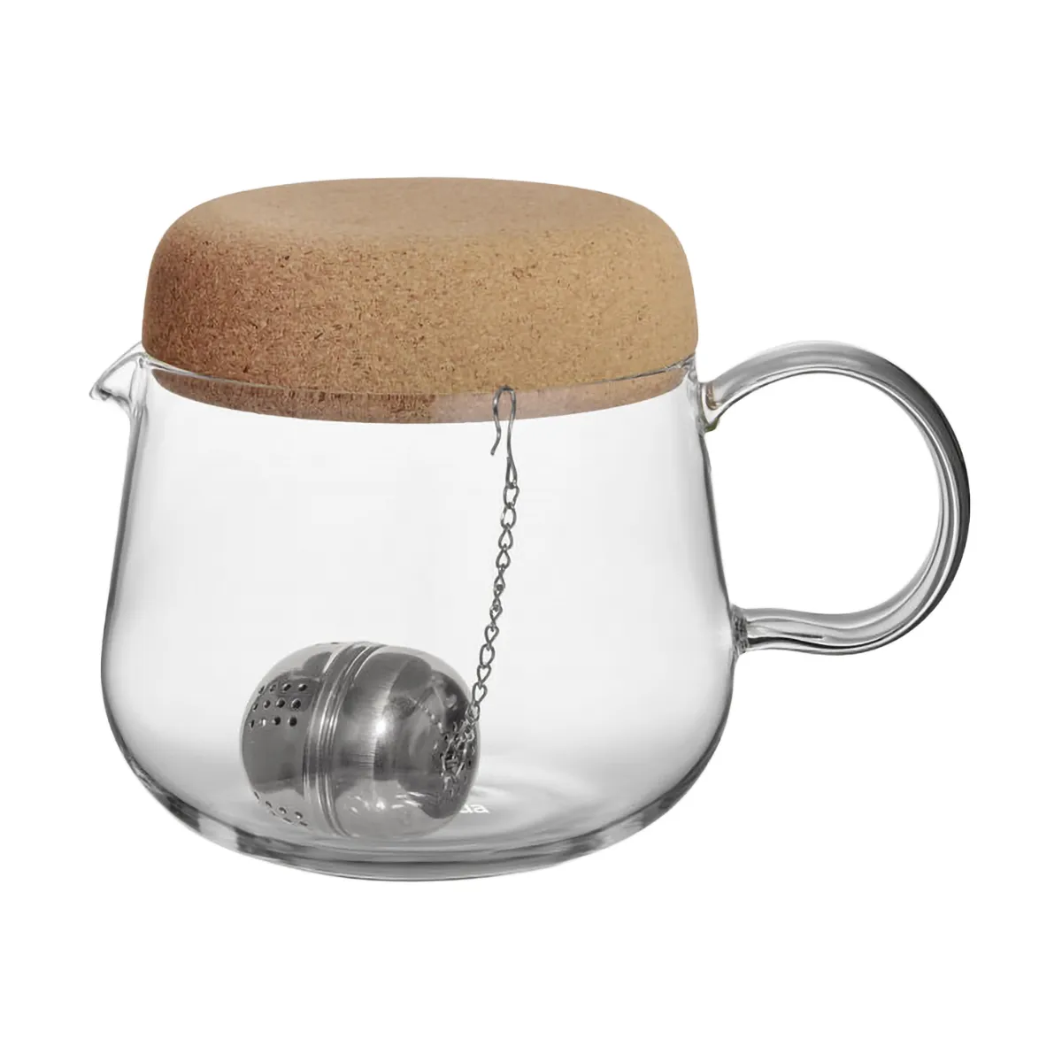 Viva tekanna med korklock 1,2 L, Klar Kosta Boda