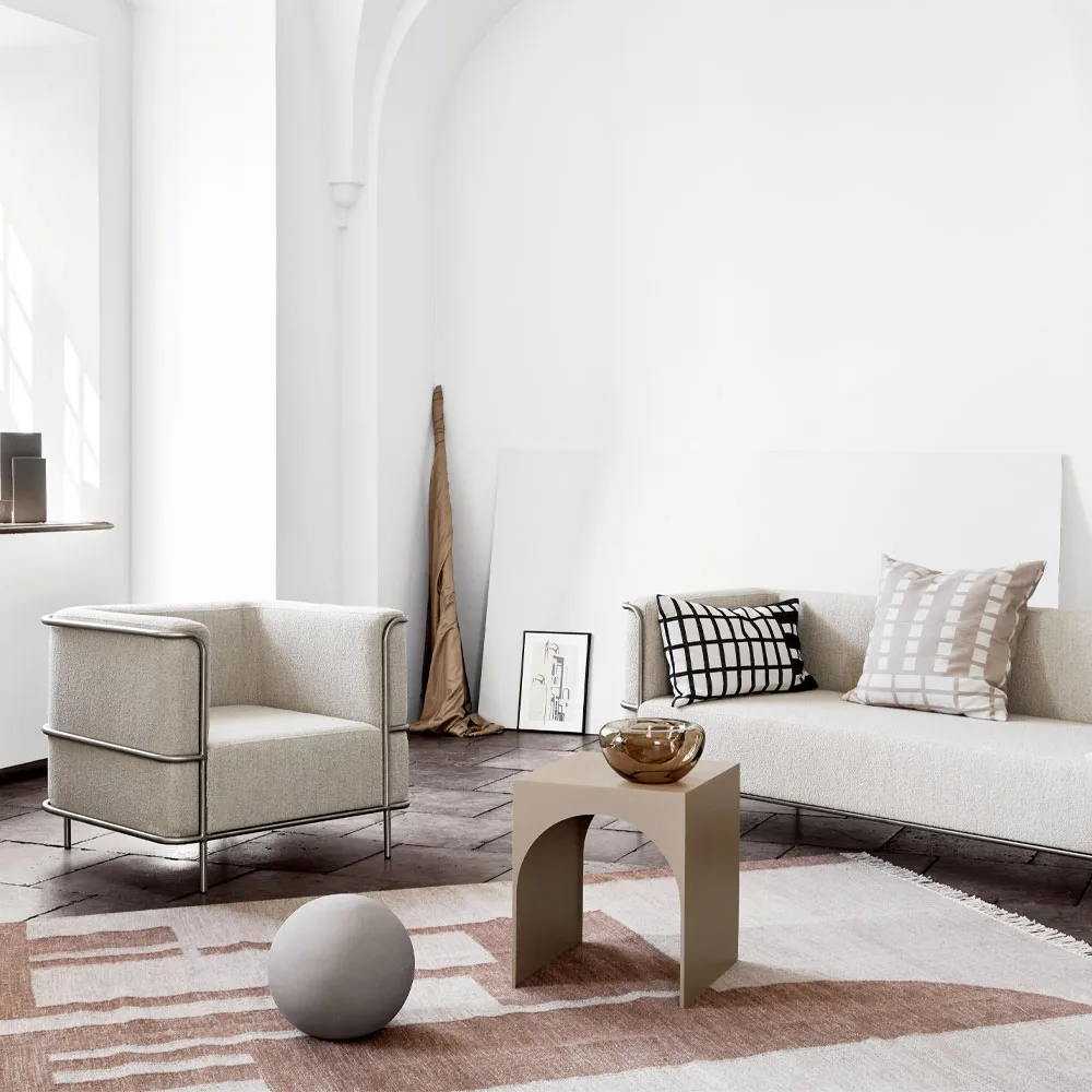 Arch sidobord, Beige, small Kristina Dam Studio