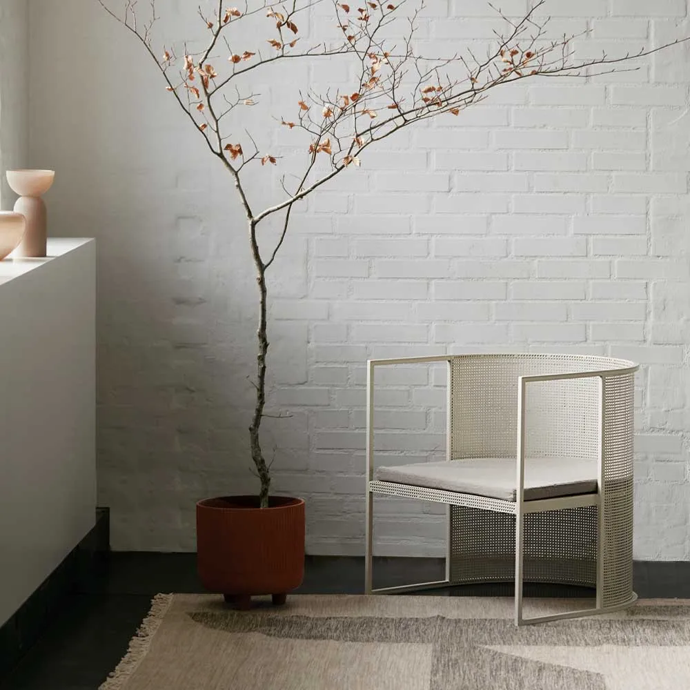 Bauhaus loungefåtölj, beige Kristina Dam Studio