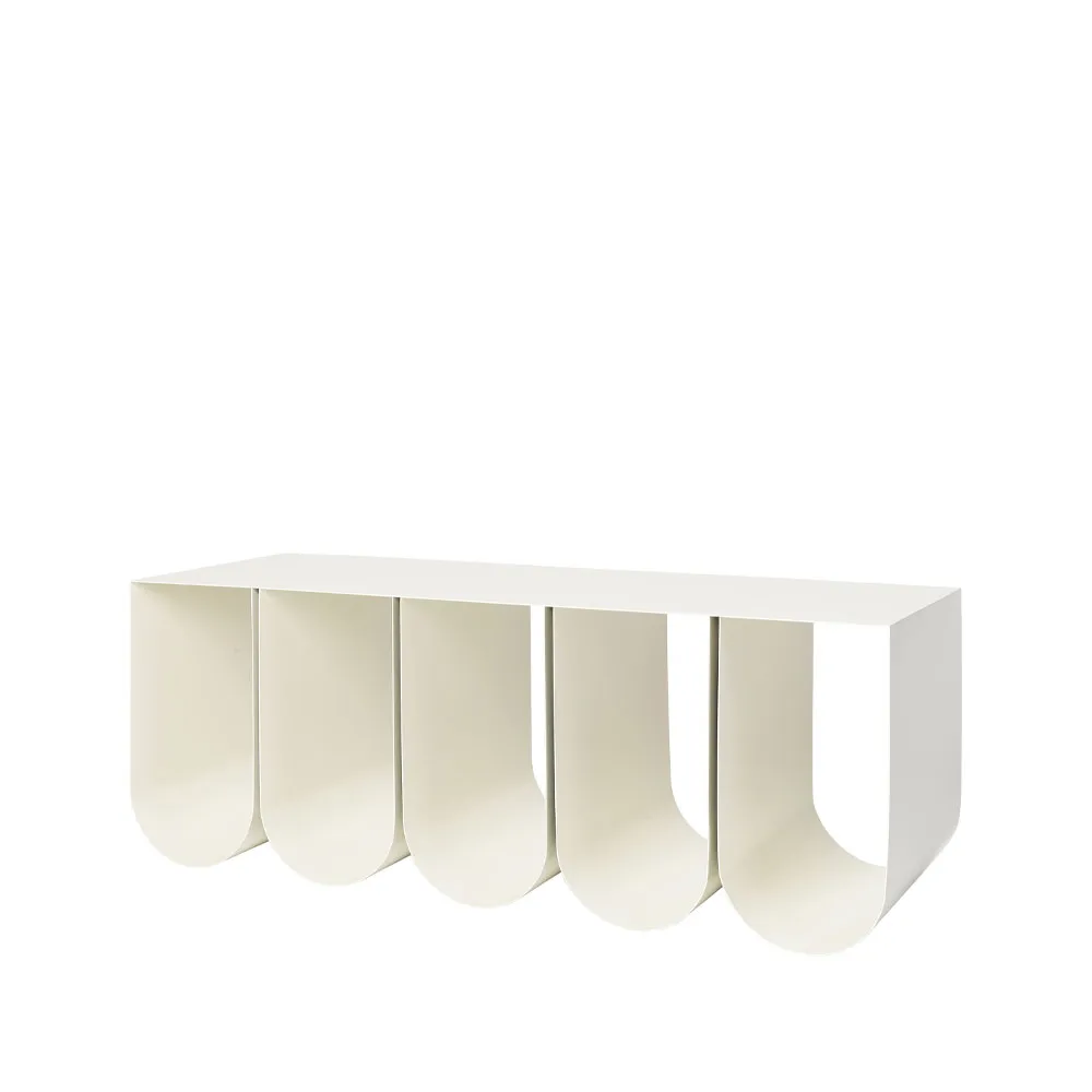 Curved bänk, Beige Kristina Dam Studio