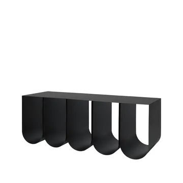 Curved bänk - Black - Kristina Dam Studio