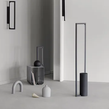 Cylinder golvlampa - Black - Kristina Dam Studio