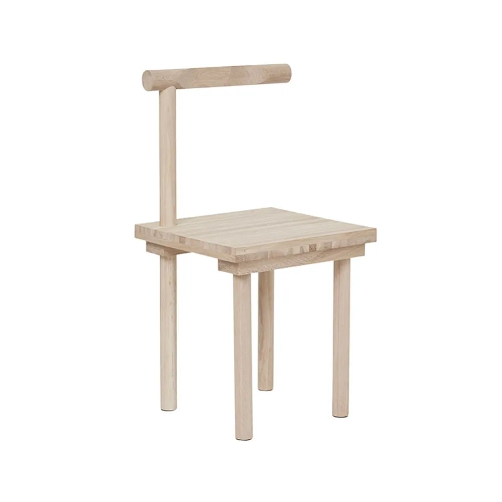 Sculptural stol, Oak Kristina Dam Studio
