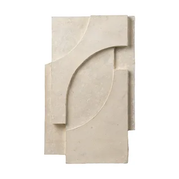 Serif Relief väggdekoration M - Off white - Kristina Dam Studio