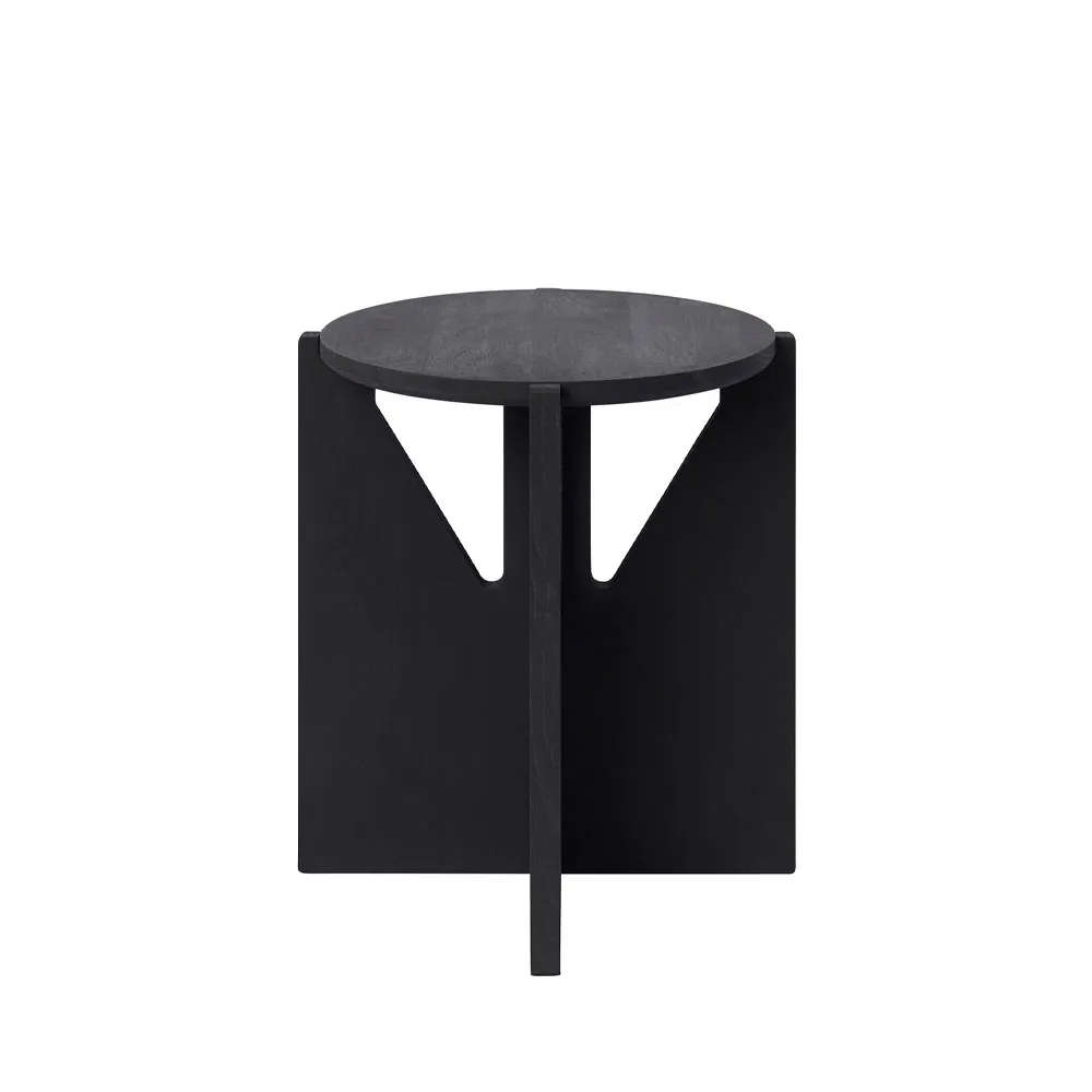Stool pall, Oak black Kristina Dam Studio