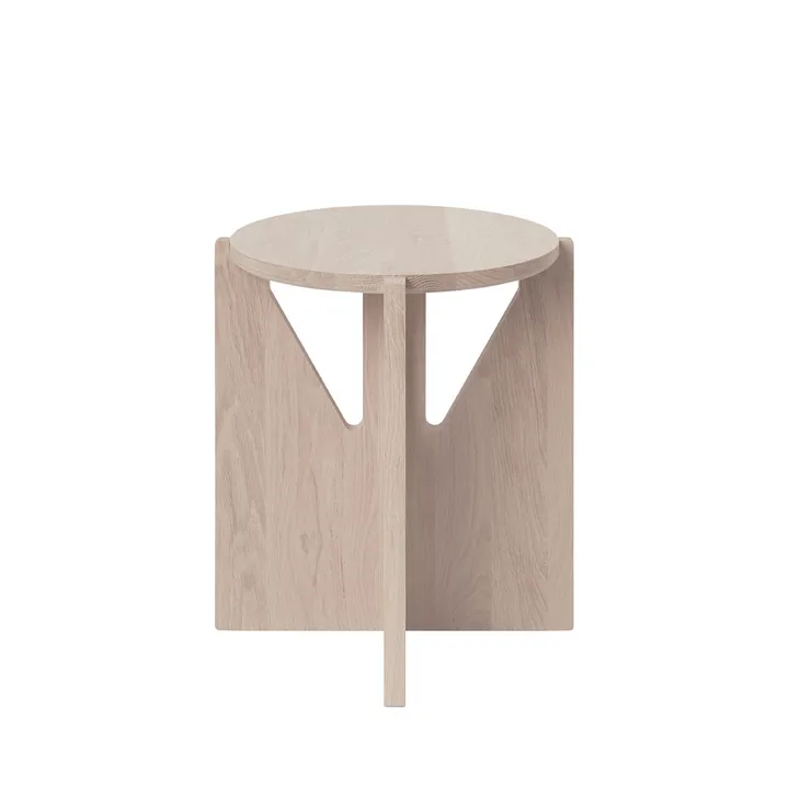 Stool rund pall - Oak, Ø36x42 cm - Kristina Dam Studio