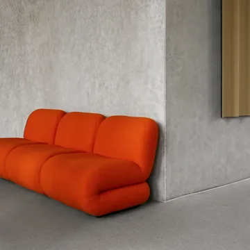 BAU soffa 3-sits, Megan sand - Lammhults