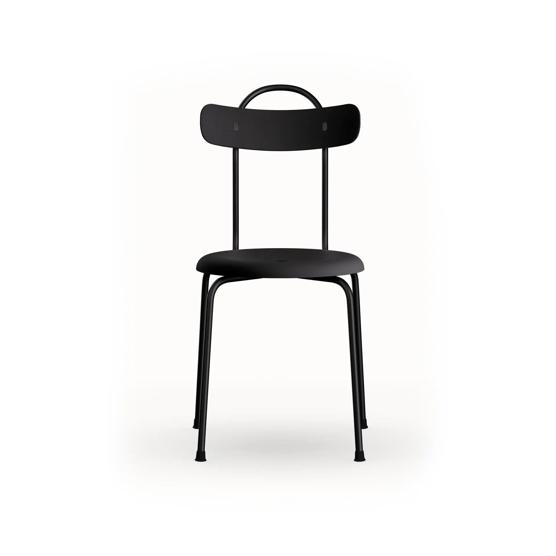 Taburett plus stol, Svart Lammhults