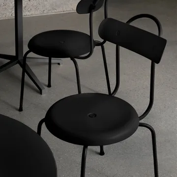 Taburett plus stol - Svart - Lammhults