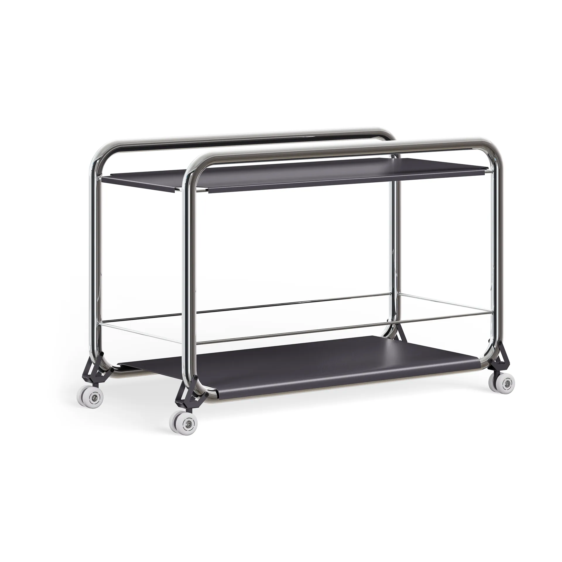 Tension rullvagn, Krom-graphit texture Lammhults